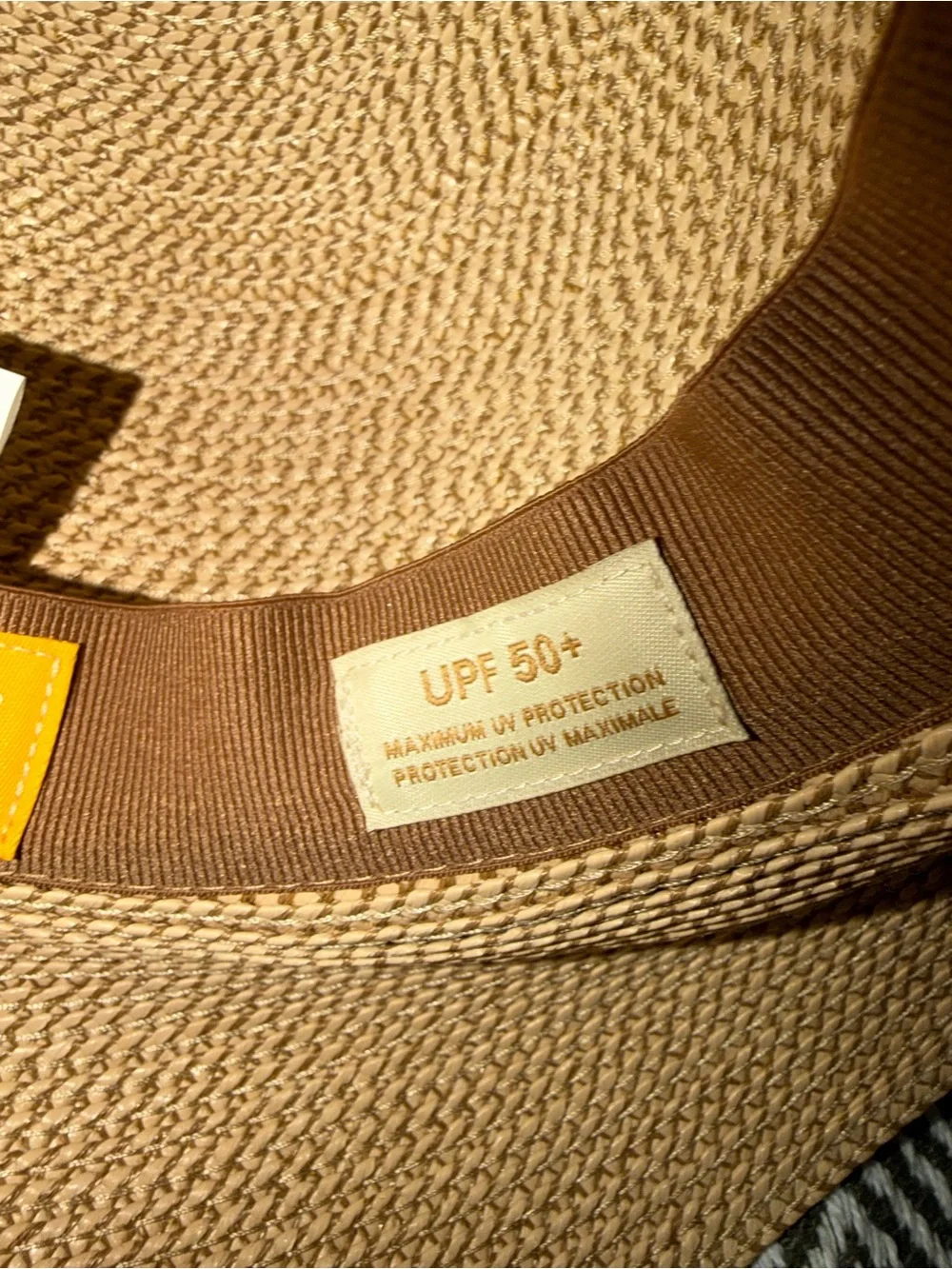 Eric Javits Women’s Wide-Brim Straw Sun Hat - Tan NWOT